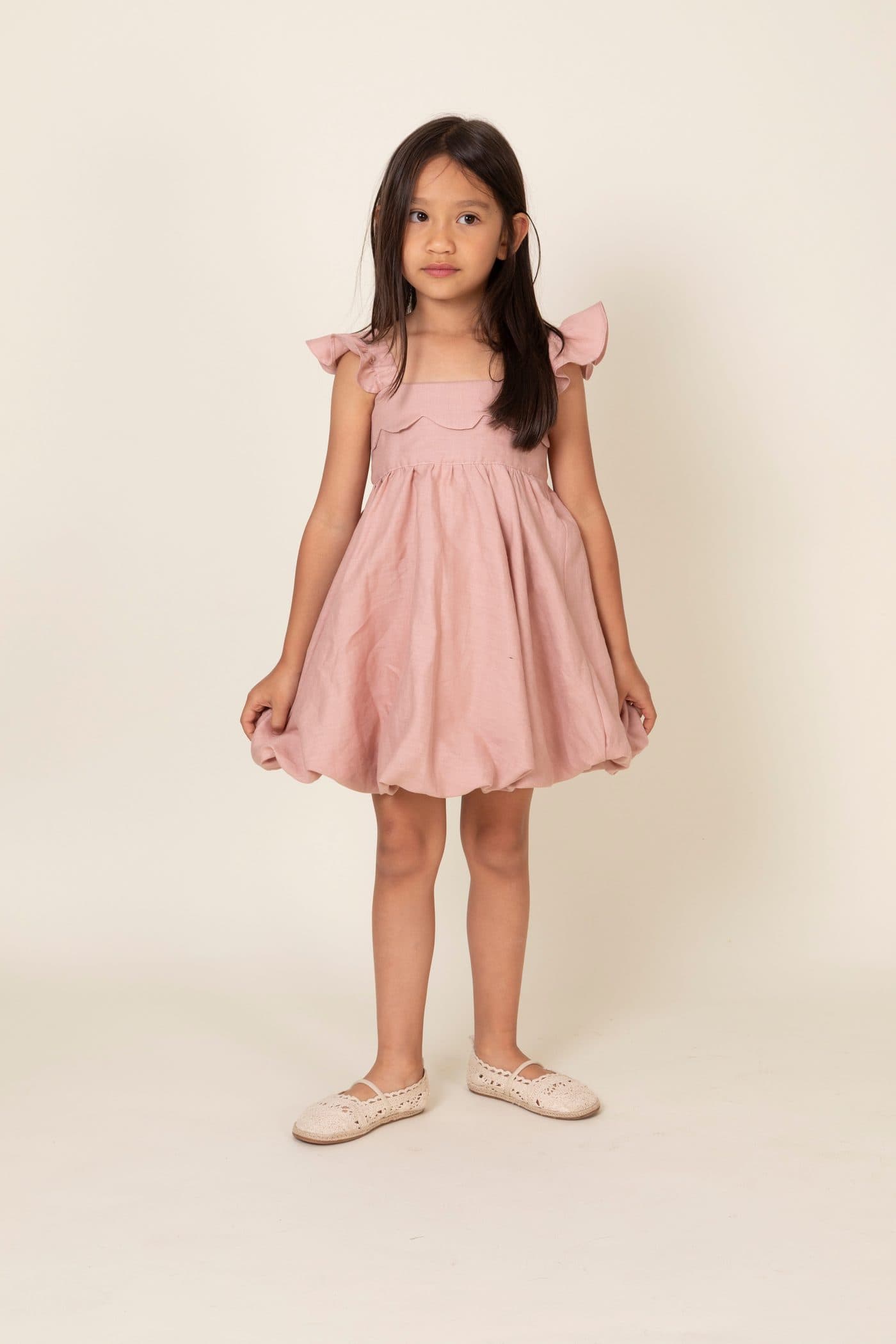 Vestido Rosalía Palo de rosa